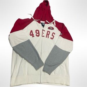 Hands High Men’s Size XXL Red /‎ White  San Francisco 49ers Hoodie Sweatshirt